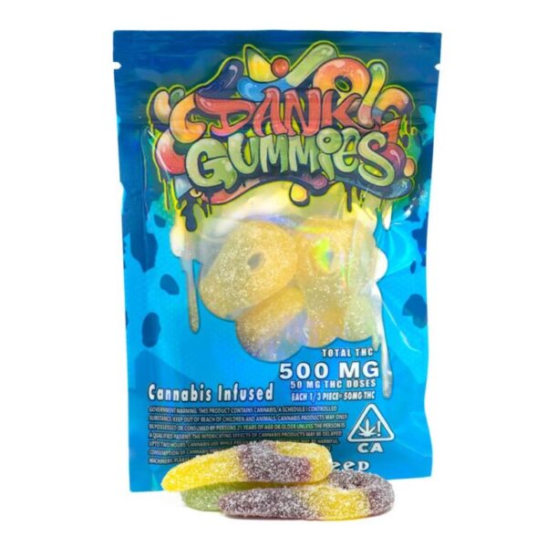 Dank Sour Keys Gummies 500MG Thc