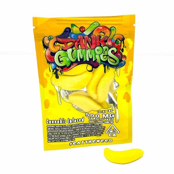 Dank Bananas Gummies 500MG Thc