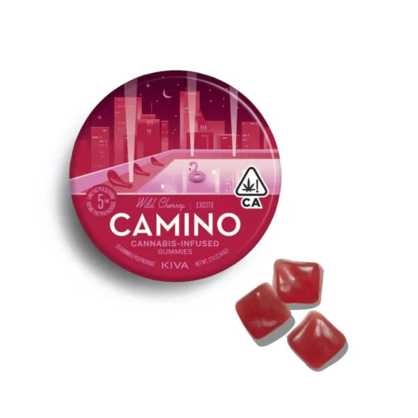 Camino – Wild Cherry “Excite” Gummies